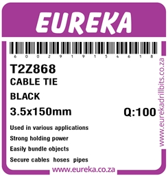 T2Z868 - Cable Tie Black -T2Z868_Label_T